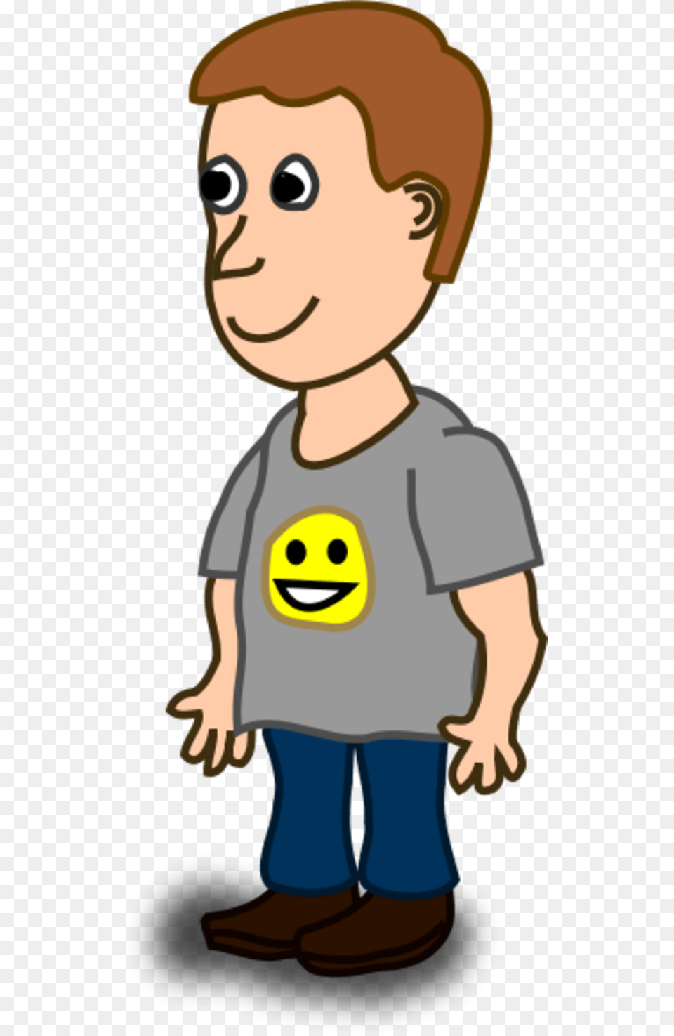 Man Standing Clipart Comic Characters, Baby, Person, Face, Head Png