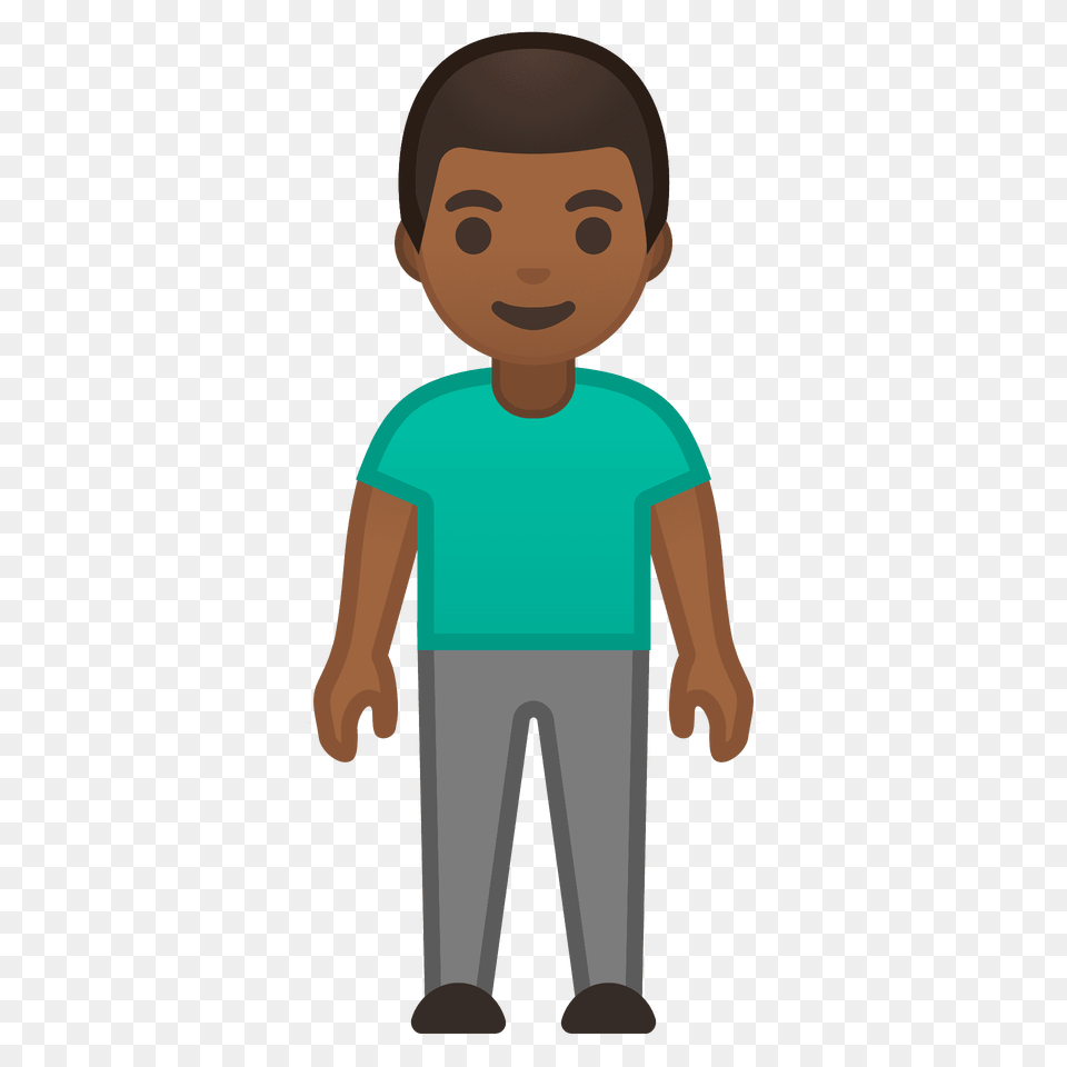 Man Standing Emoji Clipart, Clothing, Face, Head, Person Png Image
