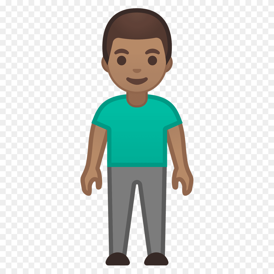 Man Standing Emoji Clipart, Clothing, Face, Head, Person Png Image