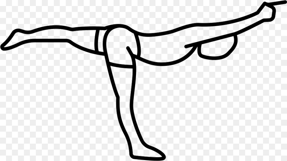 Man Standing On Right Leg Stretching Leg And Arms Man Stretching Icon, Bow, Weapon, Fitness, Person Free Transparent Png