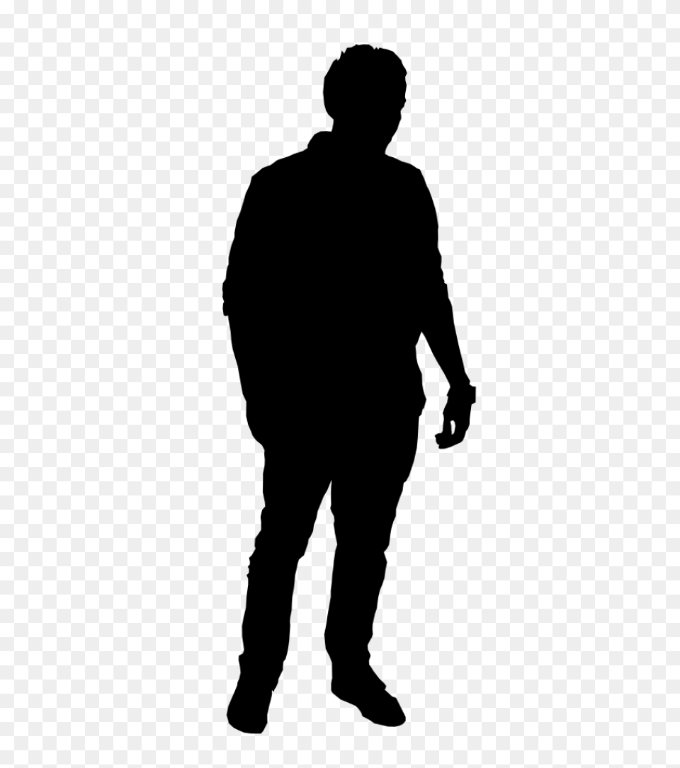 Man Standing Silhouette, Adult, Male, Person, Clothing Free Png Download