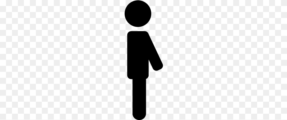 Man Standing Up Vector Man Standing Side Icon, Gray Free Transparent Png