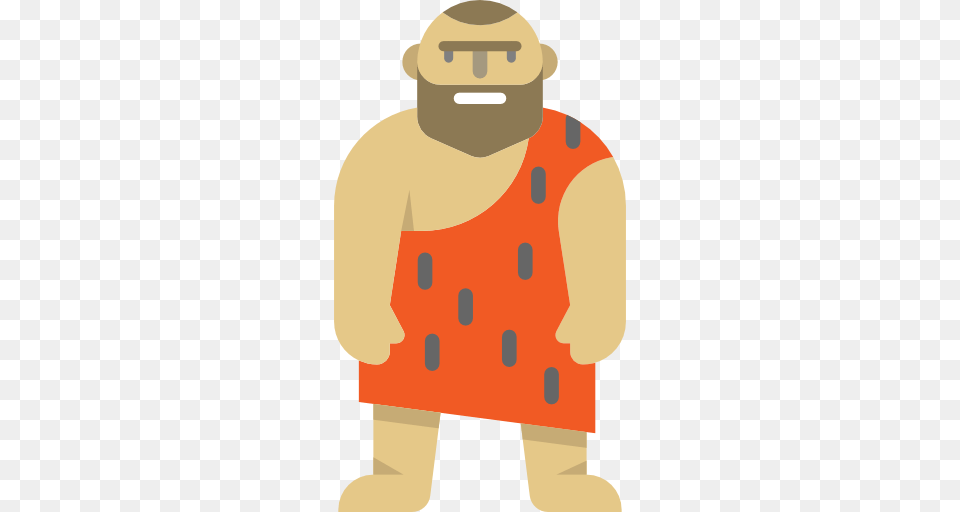 Man Stone Age Prehistoric Troglodyte People Primitive Icon, Adult, Male, Person Free Transparent Png