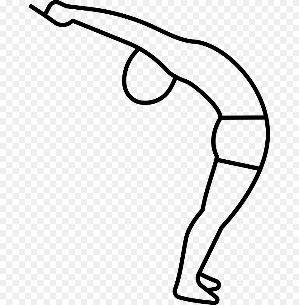 Man Stretching Back Comments Icon, Acrobatic, Gymnastics, Sport, Athlete Png