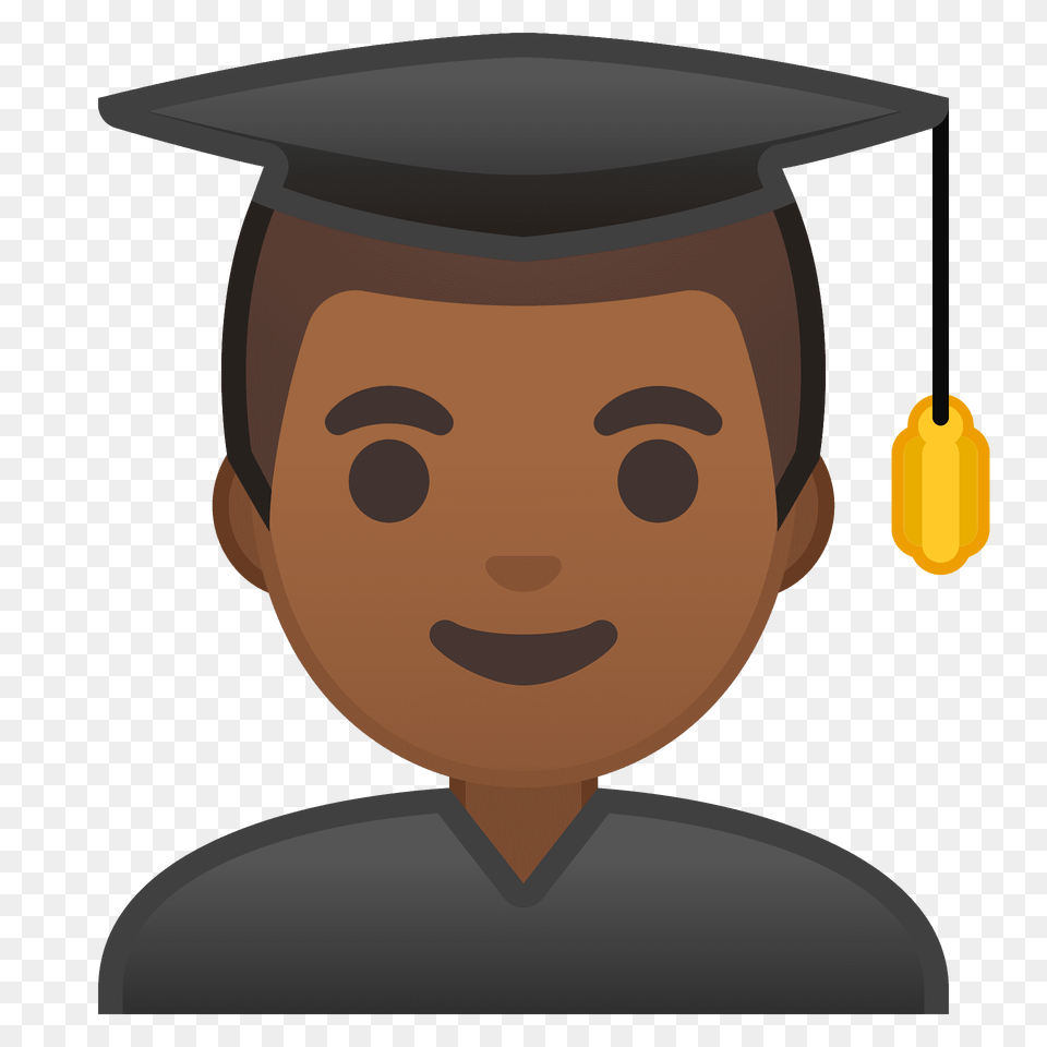 Man Student Emoji Clipart, Graduation, People, Person, Face Free Png