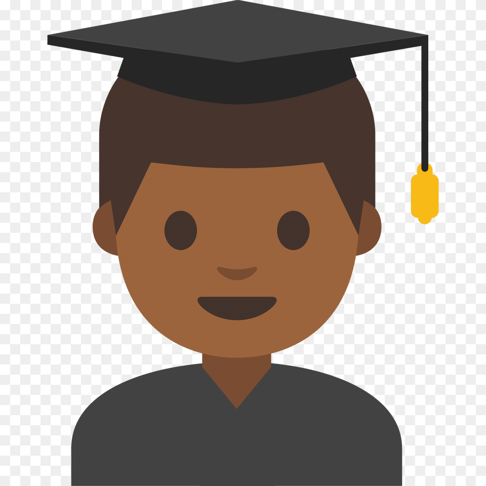 Man Student Emoji Clipart, Graduation, People, Person, Face Png Image
