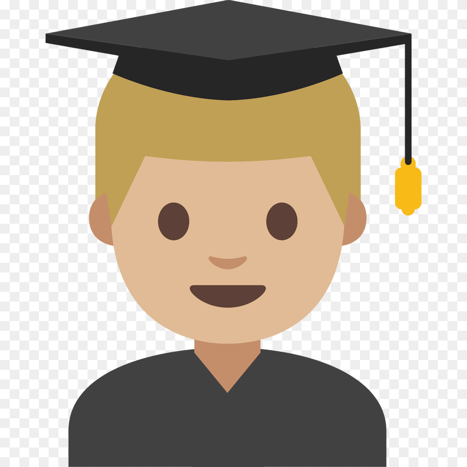 Man Student Emoji Clipart, Graduation, People, Person, Baby Free Png Download