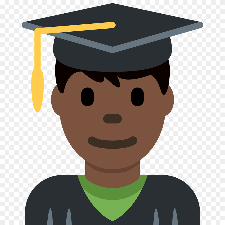 Man Student Emoji Clipart, Graduation, People, Person, Face Free Png Download