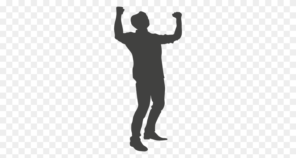 Man Success Expression, Silhouette, Adult, Male, Person Free Png