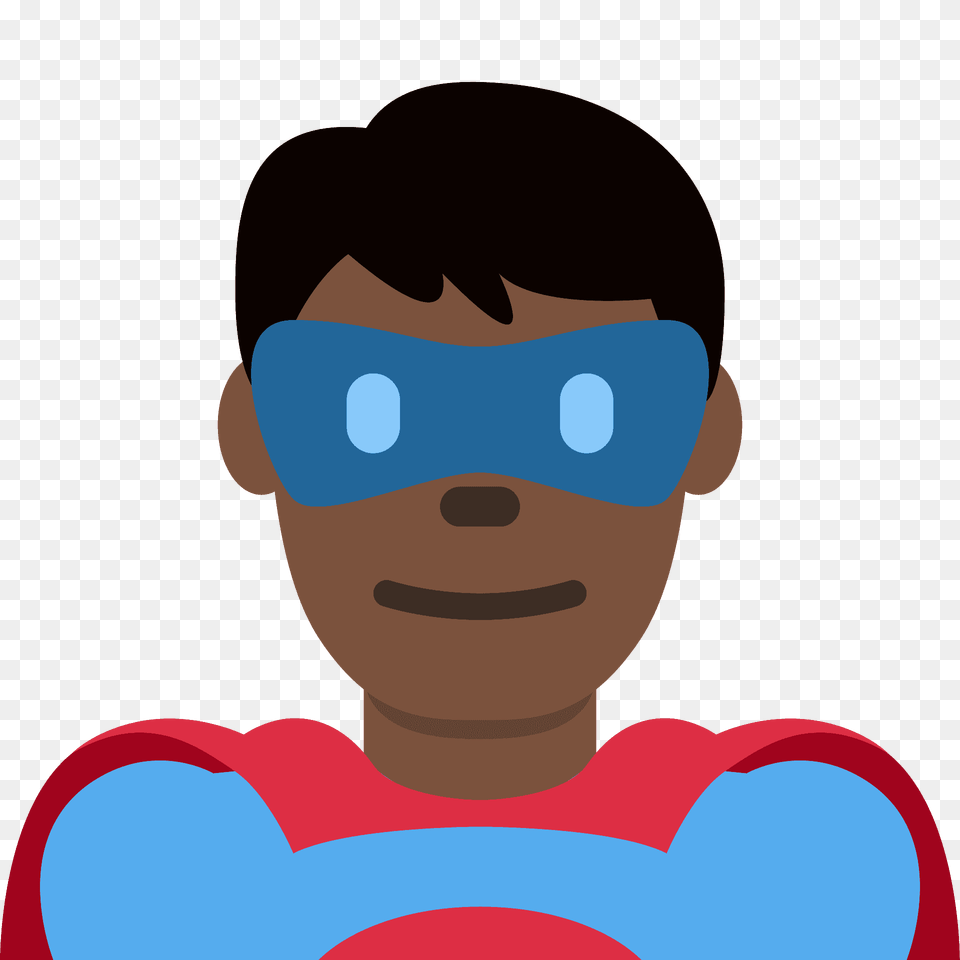 Man Superhero Emoji Clipart, Photography, Accessories, Face, Head Free Png Download