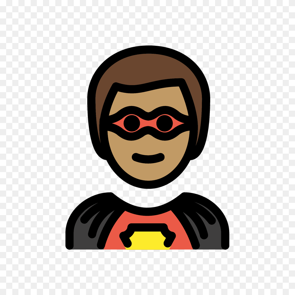 Man Superhero Emoji Clipart, Baby, Person, Face, Head Free Transparent Png