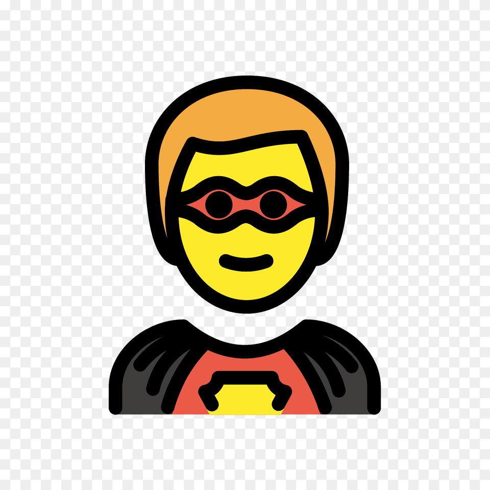 Man Superhero Emoji Clipart, Baby, Person, Face, Head Free Png