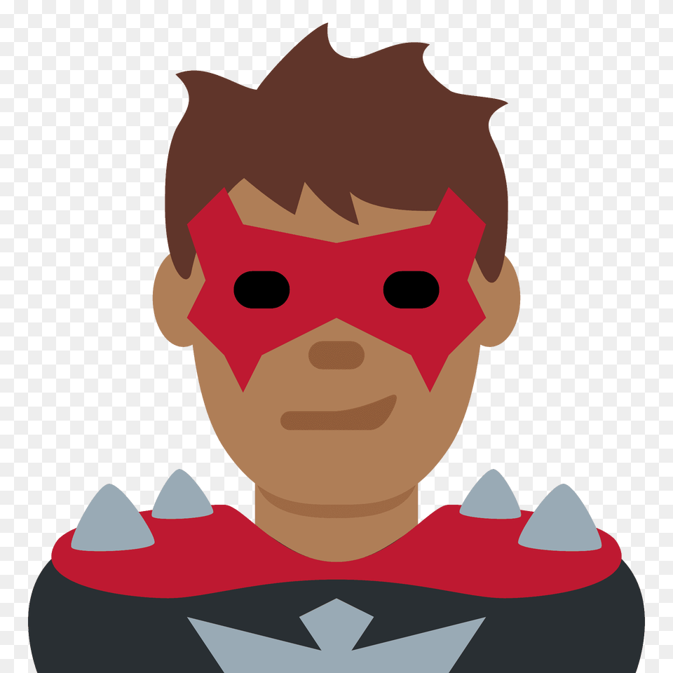 Man Supervillain Emoji Clipart, Baby, Person, Face, Head Png Image