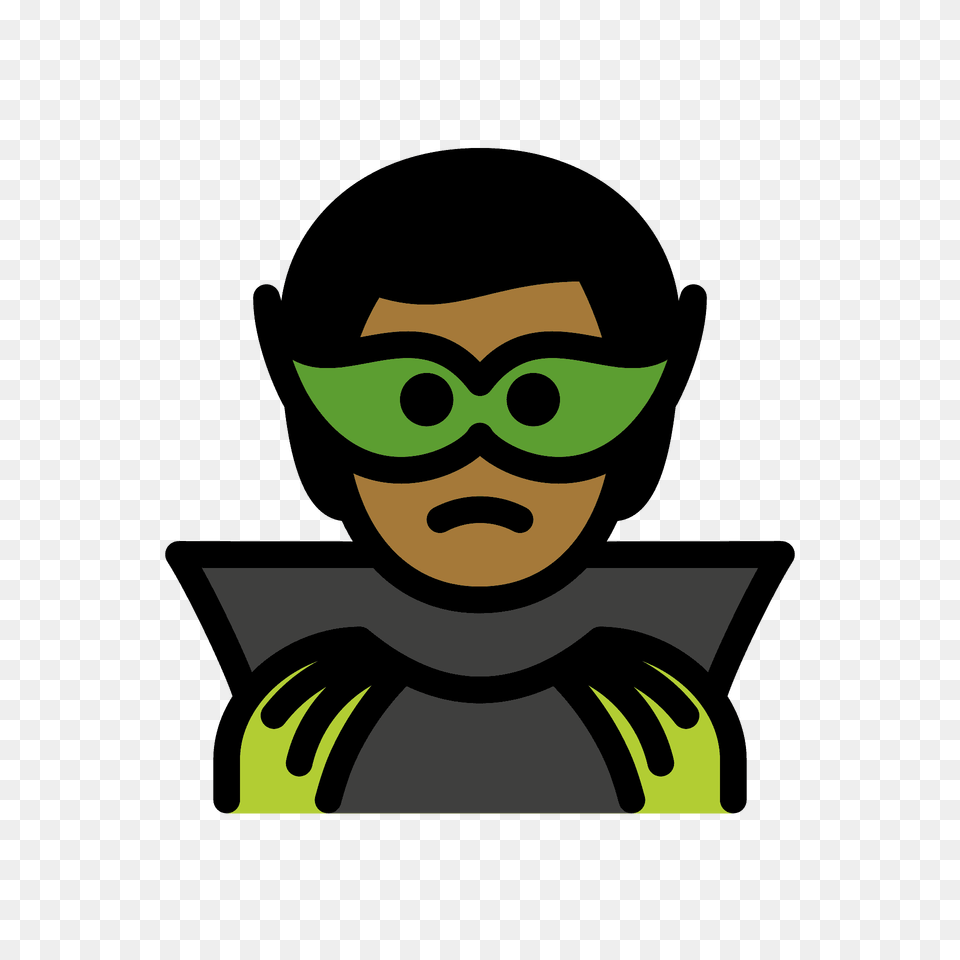 Man Supervillain Emoji Clipart, Accessories, Goggles, Water, Swimming Png Image