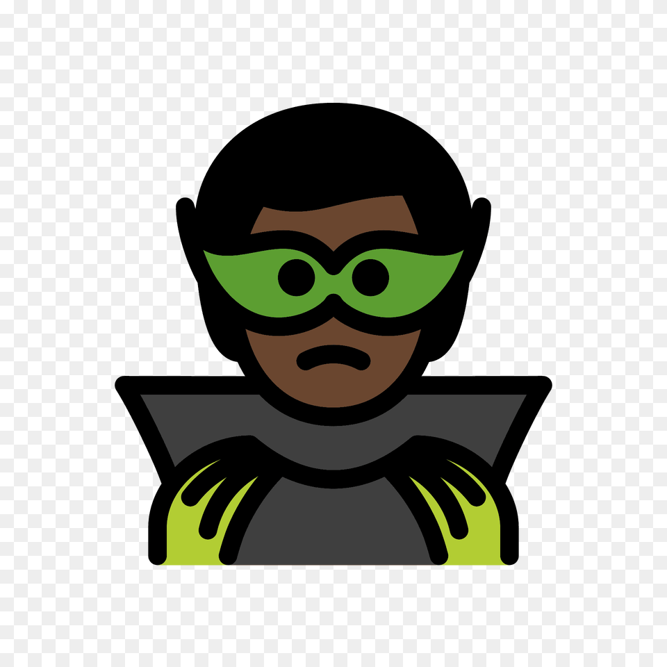 Man Supervillain Emoji Clipart, Accessories, Goggles, Water, Swimming Free Png Download