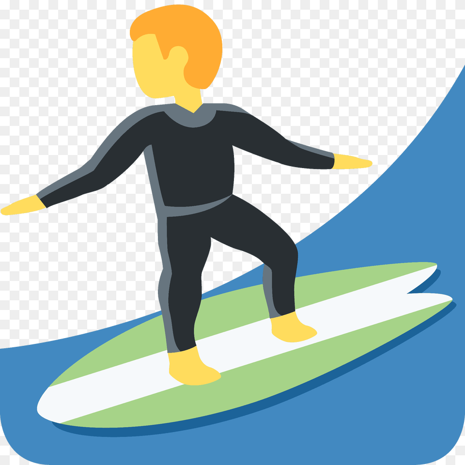 Man Surfing Emoji Clipart, Water, Sport, Sea Waves, Sea Png Image