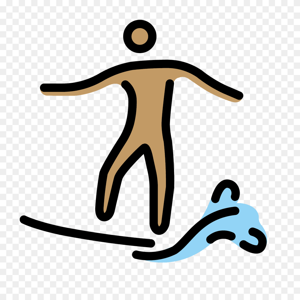 Man Surfing Emoji Clipart, Outdoors, Smoke Pipe, Art Png