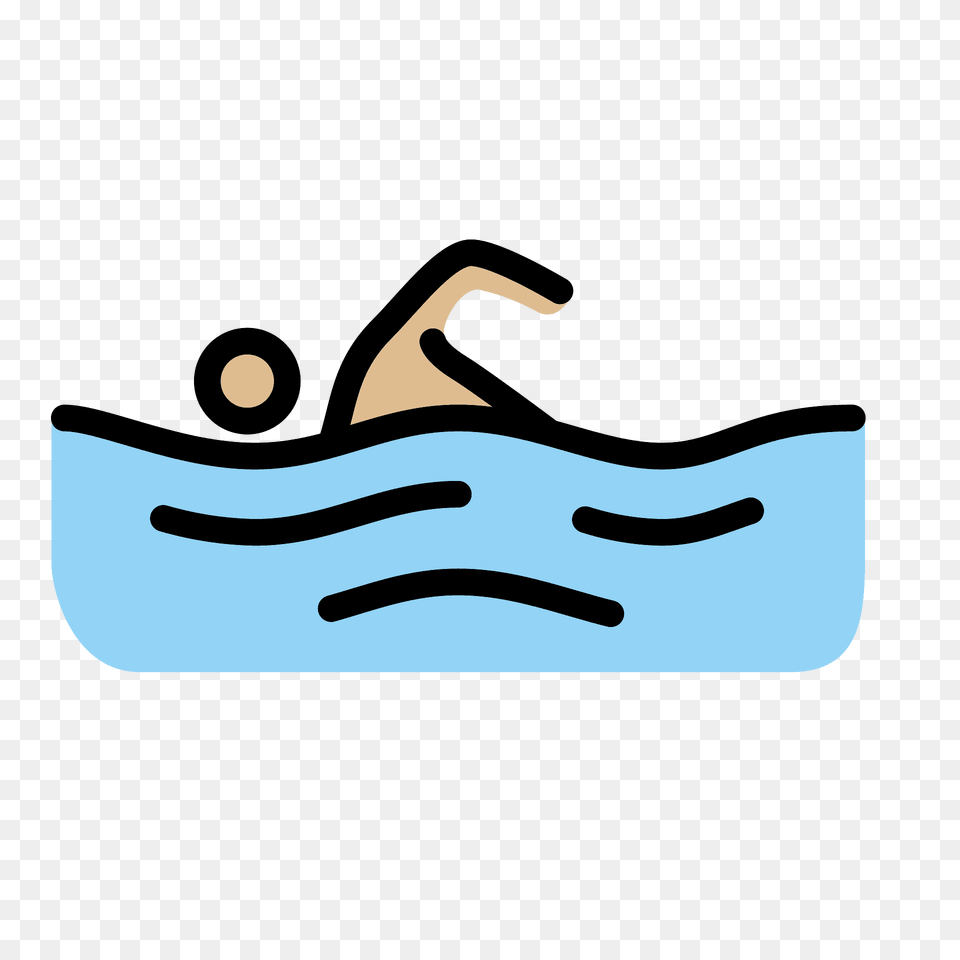 Man Swimming Emoji Clipart, Water Sports, Sport, Leisure Activities, Person Free Png