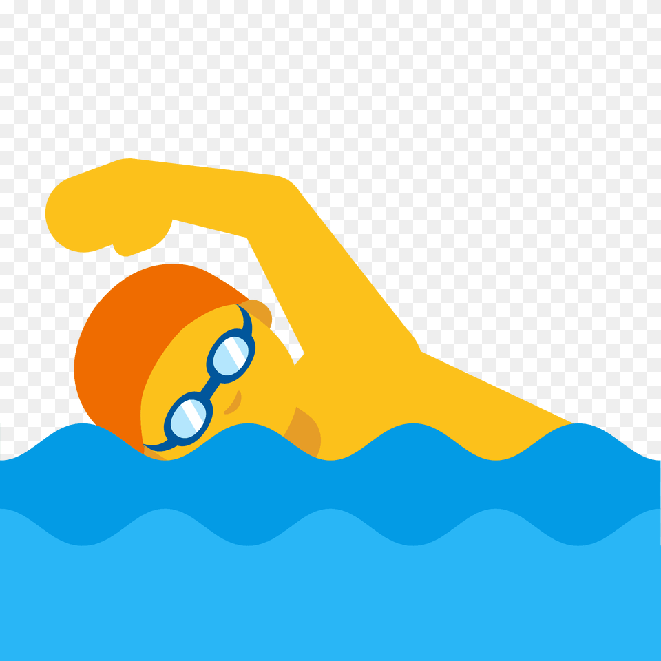 Man Swimming Emoji Clipart, Water Sports, Water, Leisure Activities, Person Free Png Download