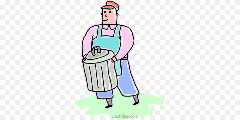 Man Taking Out The Garbage Royalty Vector Clip Art, Baby, People, Person, Face Png