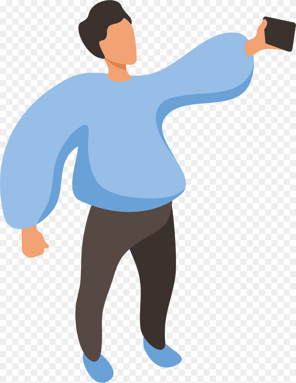 Man Taking Selfie Clipart, Clothing, Long Sleeve, Sleeve, Person Free Png