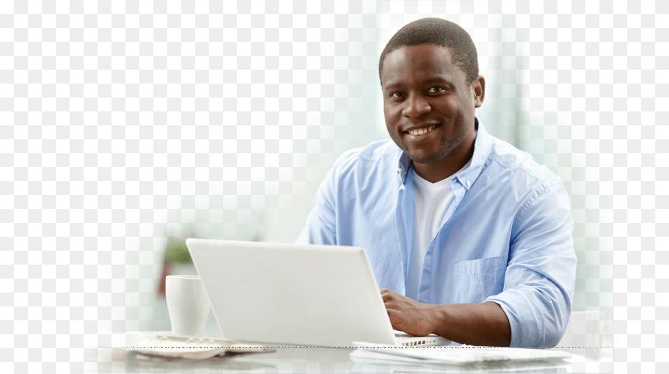 Man Taking Test, Adult, Person, Pc, Male Free Png Download