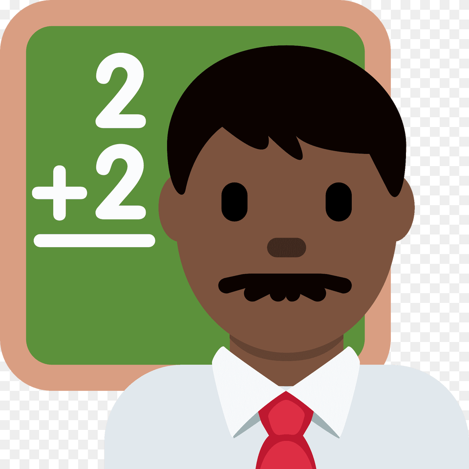 Man Teacher Emoji Clipart, Accessories, Tie, Formal Wear, Baby Png Image