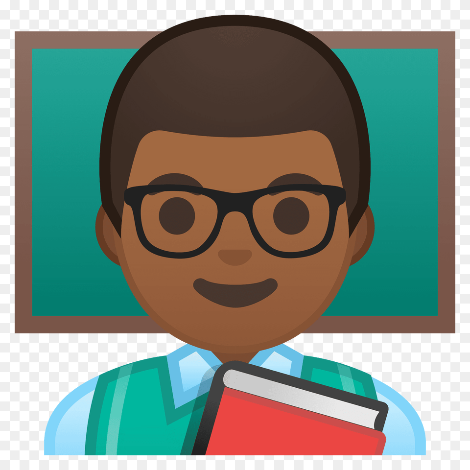 Man Teacher Emoji Clipart, Accessories, Face, Glasses, Head Free Transparent Png