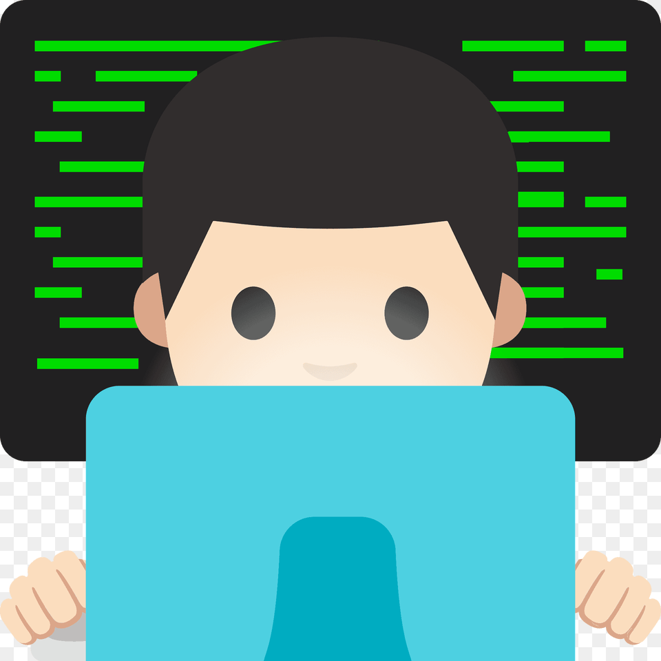 Man Technologist Emoji Clipart Free Transparent Png
