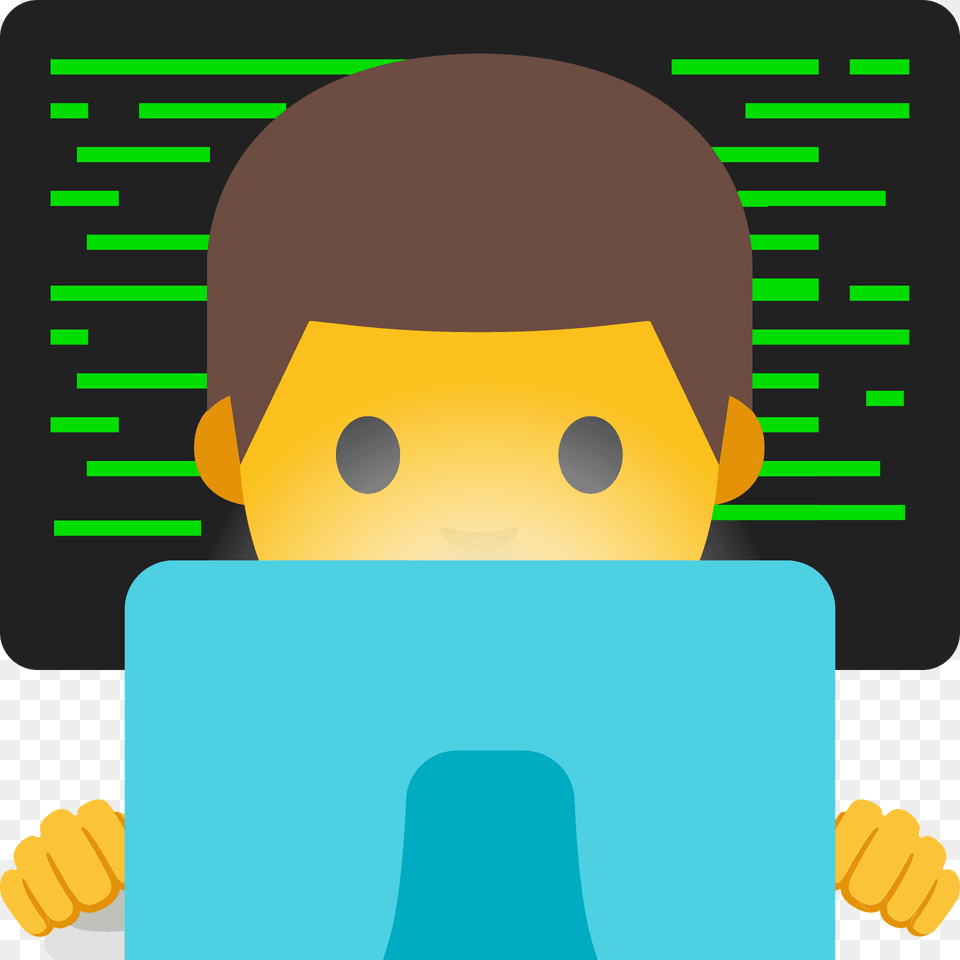 Man Technologist Emoji Clipart Png