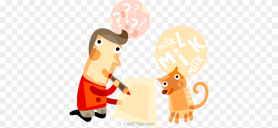 Man Thinking About What To Write Royalty Vector Chelovek Dumaet, Advertisement, Baby, Person Free Png