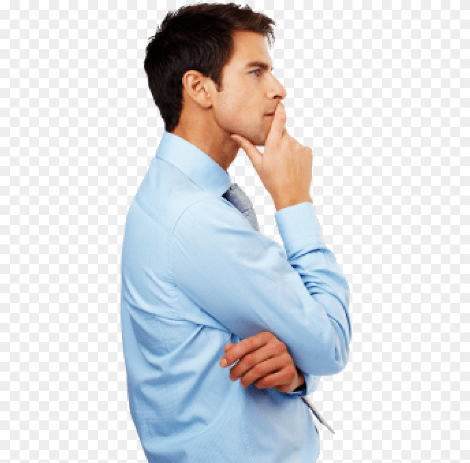 Man Thinking Person Thinking, Clothing, Face, Head, Shirt Free Transparent Png