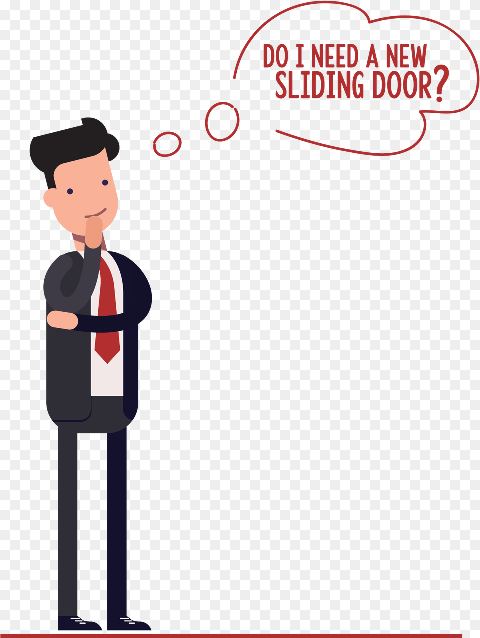 Man Thinking Sliding Door Caracterizacion De Procesos Dibujos, People, Person, Book, Publication Free Png Download
