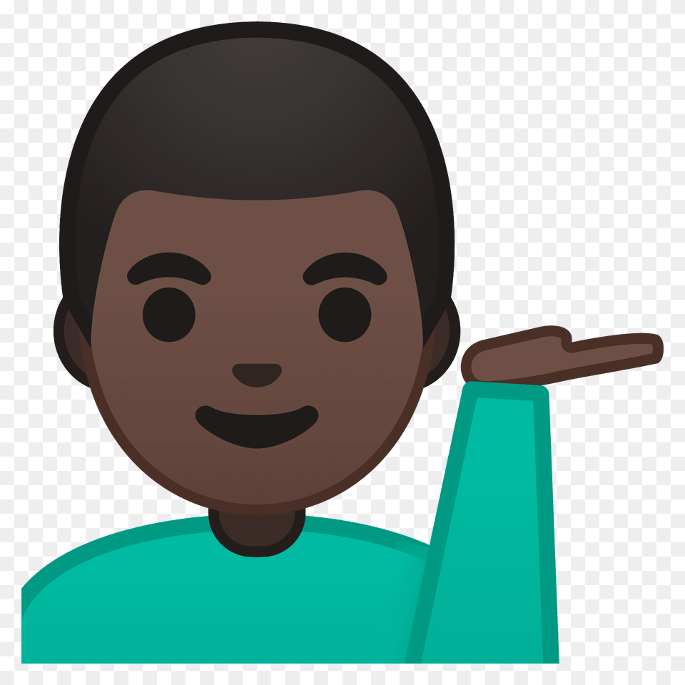 Man Tipping Hand Emoji Clipart, Face, Head, Person, Photography Png