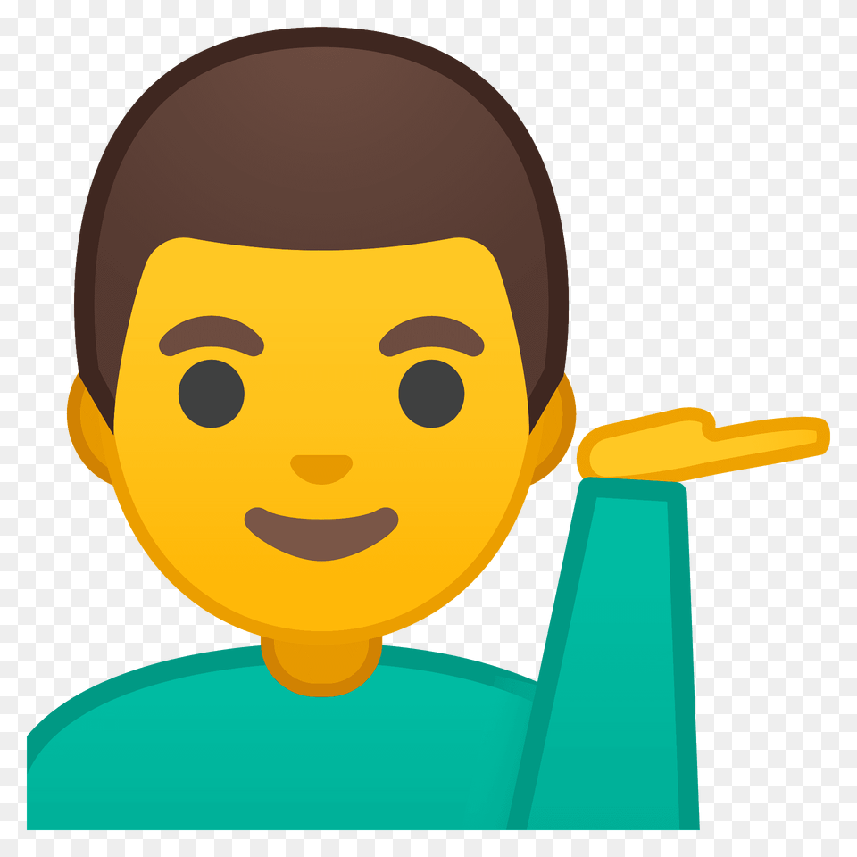 Man Tipping Hand Emoji Clipart, Face, Head, Person, Photography Free Png Download