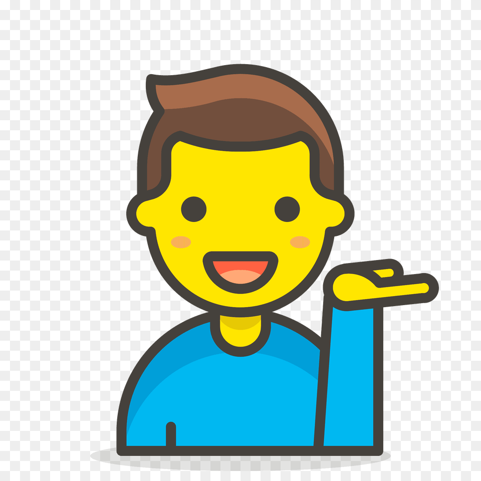 Man Tipping Hand Emoji Clipart, Cleaning, Person, Face, Head Free Transparent Png