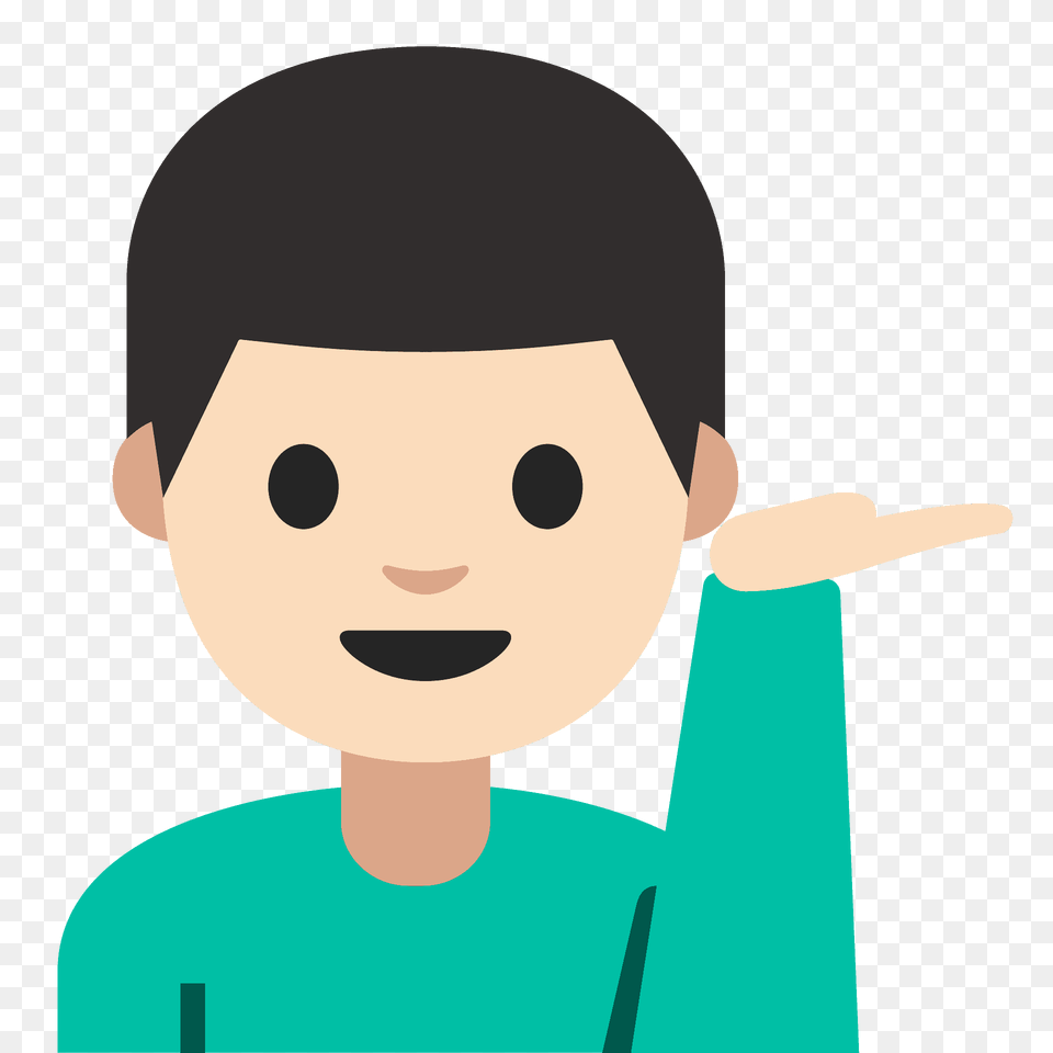 Man Tipping Hand Emoji Clipart, Photography, Face, Head, Person Png Image