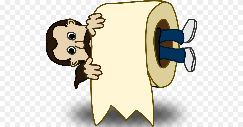 Man Toilet Paper Roll Clip Art, Towel, Paper Towel, Tissue, Baby Free Transparent Png