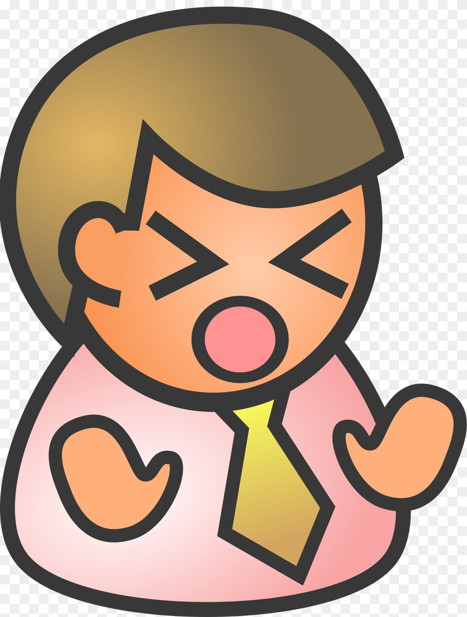 Man Upset Angry Vector Graphic On Pixabay Sad People Clipart, Baby, Person Free Transparent Png