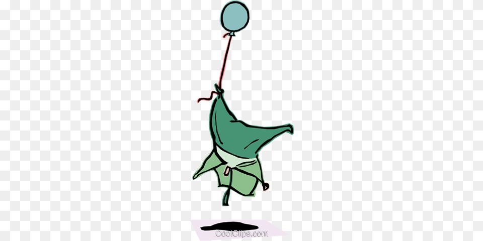 Man Upside Down Attached To Balloon Royalty Vector Clip Art, Baby, Person, Animal Free Transparent Png