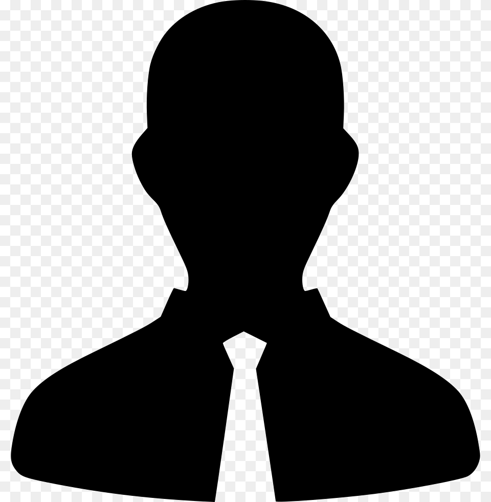 Man User Default Suit Business Comments Customer Black And White, Accessories, Formal Wear, Silhouette, Tie Png Image
