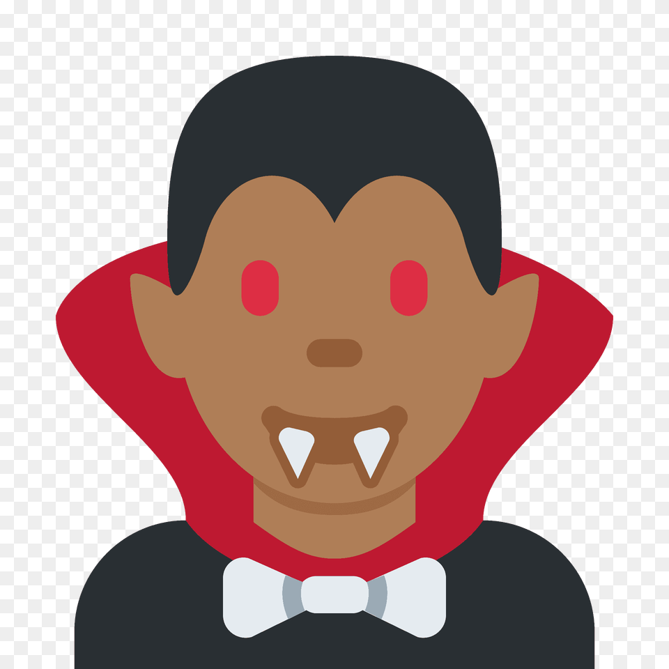 Man Vampire Emoji Clipart, Accessories, Tie, Formal Wear, Baby Free Png