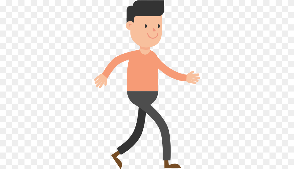 Man Walking Cartoon Vector Man Walking Clipart, Baby, Person, Leisure Activities, Dancing Free Transparent Png