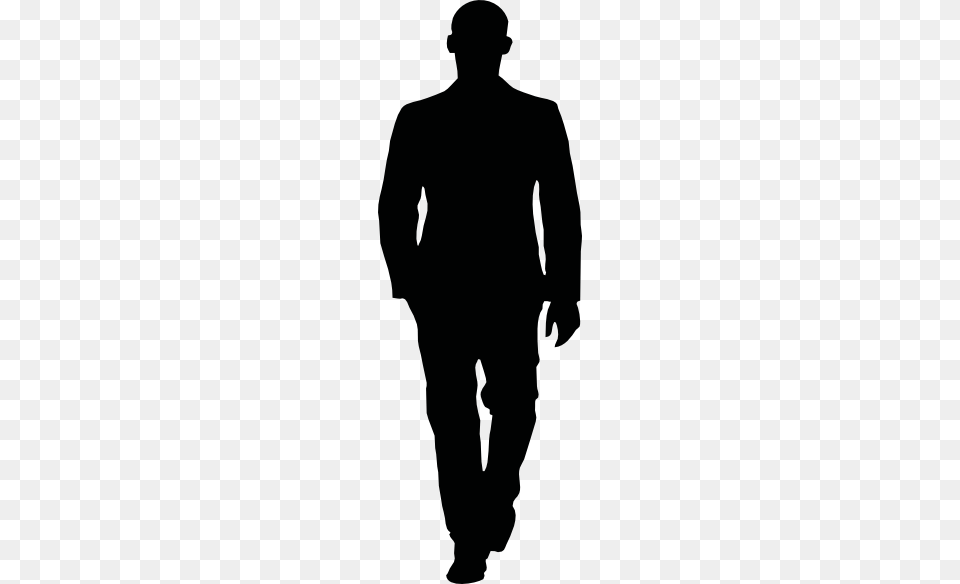 Man Walking Clip Art, Adult, Male, Person, Silhouette Png