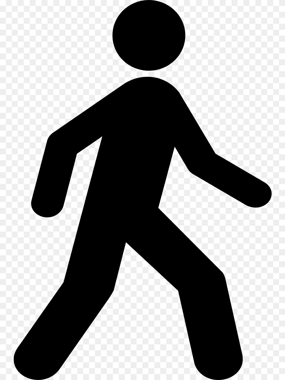 Man Walking Clip Art, Gray Free Png Download