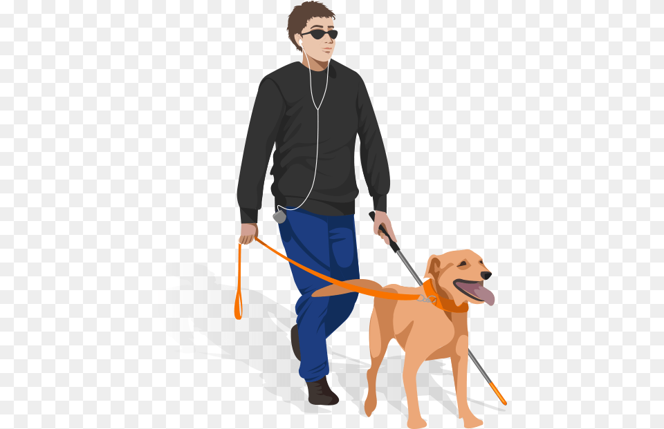 Man Walking Dog, Person, Adult, Male, Animal Free Png