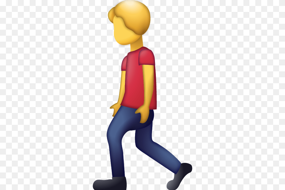 Man Walking Emoji, Clothing, Pants, Person, Baby Png Image