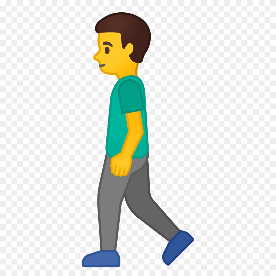 Man Walking Emoji Clipart, Person, Male, Boy, Child Png
