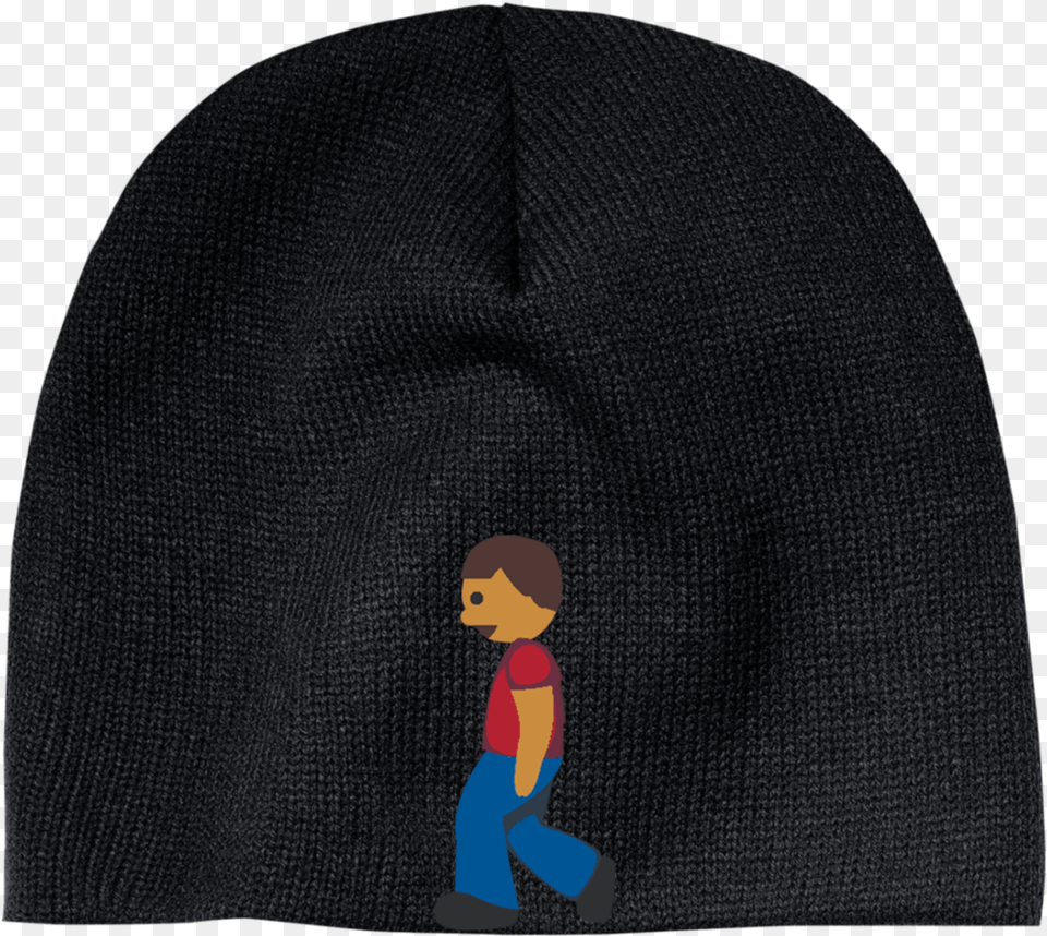 Man Walking Emoji Cp91 100 Acrylic Beanie, Cap, Clothing, Hat, Pants Free Transparent Png