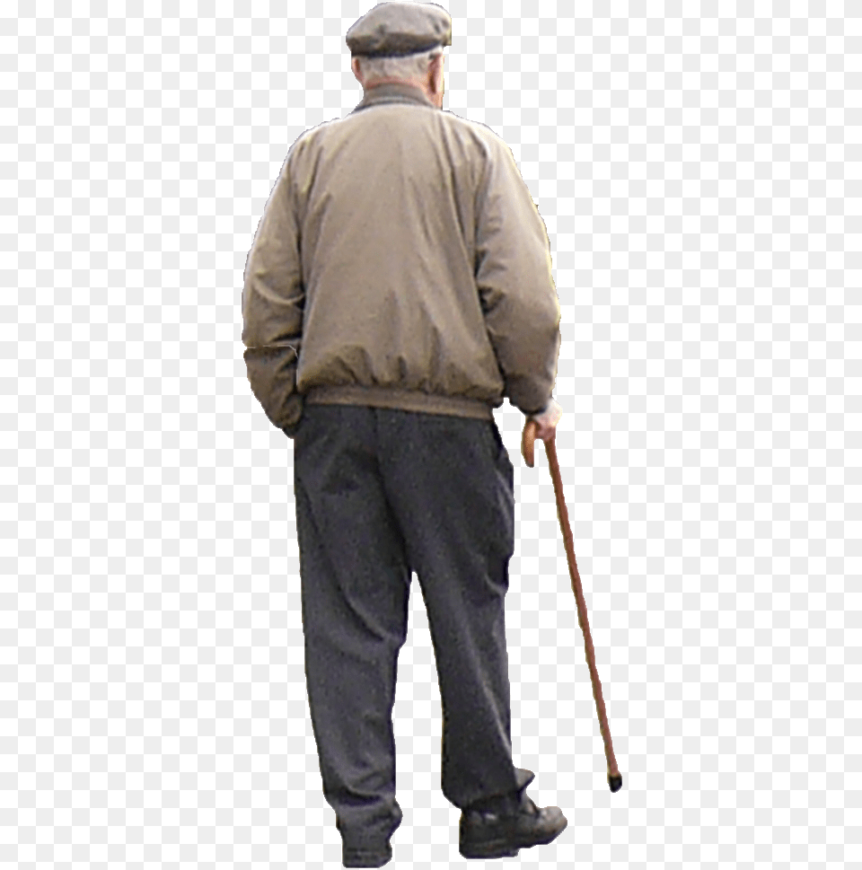 Man Walking Old Man Walking, Adult, Male, Person, Stick Free Png Download